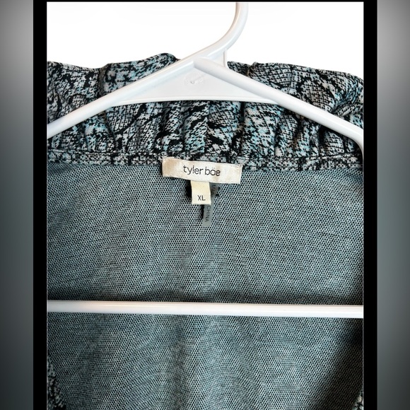 Tyler Böe Designer Blue Black Snake Animal Print Dress Size XL - Picture 5 of 8